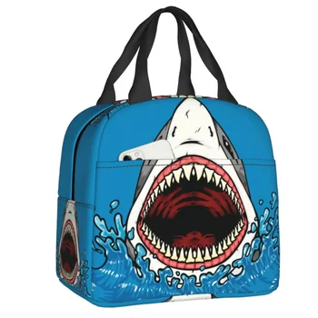 Animal Shark обяд чанта за жени водоустойчив охладител топлоизолирани обяд Box Office пикник пътуване училище храна голяма пазарска чанта