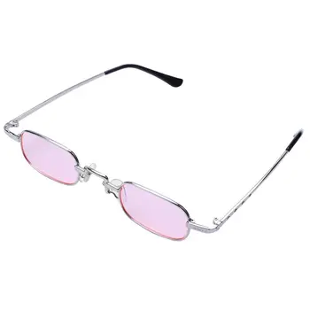 Ретро пънк очила Прозрачни квадратни слънчеви очила Женски ретро слънчеви очила Мъже Метална рамка