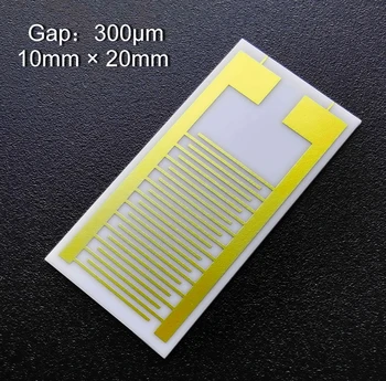  персонализирани 300 микрона керамични вилица пръст електрод капацитивен масив газ влажност биосензор чип