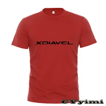 За Ducati Diavel Carbon XDiavel S T Shirt Men New LOGO тениска 100% памук Summer къс ръкав кръг врата Tees мъжки
