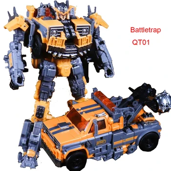 Трансформационен филм 7 играчки Възходът на зверовете Battletrap QT01 SS100 действие фигура деформация робот сплав аниме модел подарък