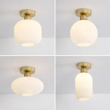 Модерна LED таванна светлина полилей лампа за хол кухня спалня коридор вход проучване прост блясък вътрешно осветление