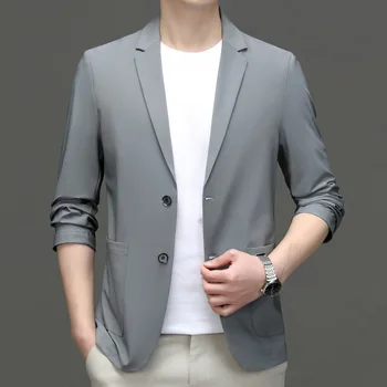 2760-R-Suit костюм мъже корейска версия тънък годни топ лак Най-добър мъж младоженец брак бизнес професионална рокля костюм малък костюм мъж