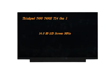 Нов Lenovo за Thinkpad T490 T490S T14 Gen 1 14.0 HD LCD екран 30Pin FRU 01YN142 5D10W46414 5D10M42866 5D11B81964 01YN141