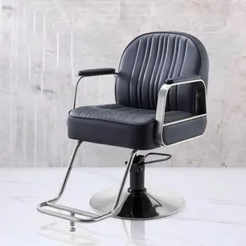 Фризьорски мигли бръснарски стол грим маникюр ретро модерен шампоан стол салон естетик шезлонги