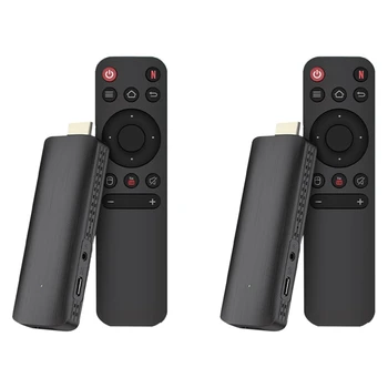 2X H313 TV Box стик Android TV HDR Set Top OS 4K BT5.0 Wifi 6 2.4 / 5.8G Android 10 Smart Sticks Android Media Player