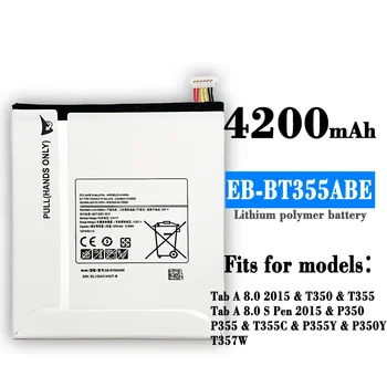  Батерия за подмяна на мобилен телефон за Samsung T350 355 351 P350Y Tab A8.0 T357W таблет EB-BT355ABE литиева батерия