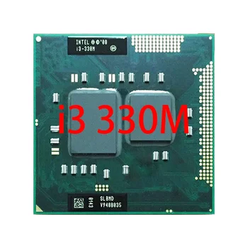 Intel Core i3-330M i3 330M SLBMD SLBVT 2.1 GHz двуядрен четиринишков процесор 3M 35W гнездо G1 / rPGA988A