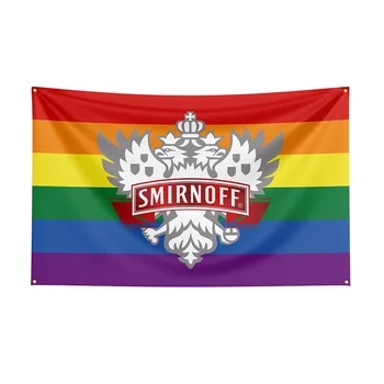 3x5Ft Smirnoffs флаг полиестер отпечатани бира банер за декор 1 - Ft знамена декор, флаг декорация банер флаг банер