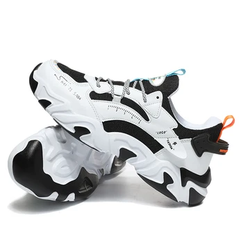 Damyuan дишащи леки баскетболни обувки голям размер модни мрежести обувки модерни маратонки удобни обувки за бягане за мъже