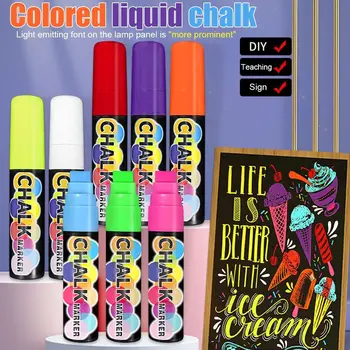 Маркер за хайлайтър Цветни маркери Kawaii Арт маркери за рисуване Флуоресцентна писалка Подаръчни канцеларски материали Сладки училищни пособия