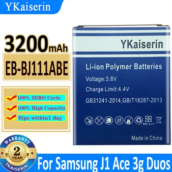 YKaiserin За SAMSUNG EB-BJ111ABE 3200mAh батерия за Samsung Galaxy J1 Ace 3g Duos батерии + Track Code