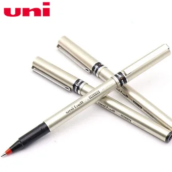 2pcs Uni-Ball Fine Deluxe UB-177 0.7mm Gen мастило писалка ролер писалка водоустойчив черно/синьо/червено мастило цвят