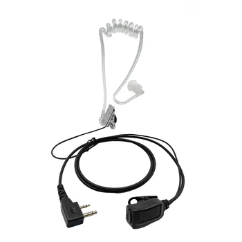Скрита акустична въздушна тръба слушалка PPT микрофон слушалки за Midland Alan GXT G6 G7 G8 G9 75-810 GXT650 LXT80 Радио уоки токи