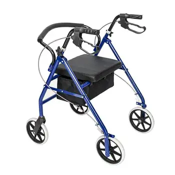 Екстра широк бариатричен ролатор Rolling Walker с подплатени седалка полет симулатор кокпит кофа седалка инвалидна количка