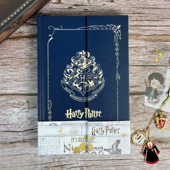 Harriese Magician Boy Notebook Potter Hardcover Diary Book Student Film Peripheral Magical Academy Magnetic Ledger Girl Gift
