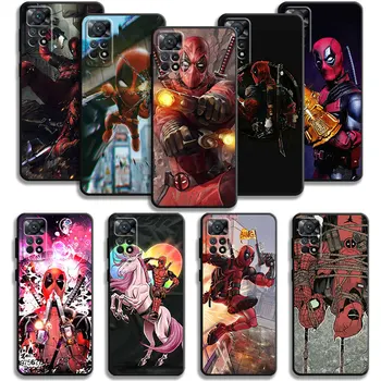 Marvel Deadpool Dopeness Калъф за телефон за Xiaomi Redmi Note 12 11T 11S 11 10 8 Pro 9 9S 9T 8T за Mi 10 8 9A 9C 10C K40 Shell