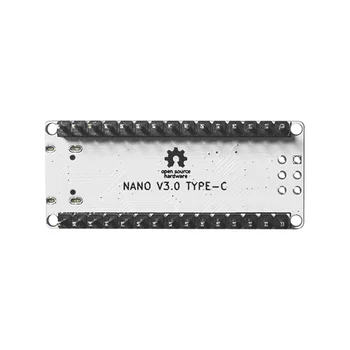 Подобрен Atmega328P развитие съвет тип-C интерфейс съвместим с за Arduino Nano V3.0 CH340G, бял B
