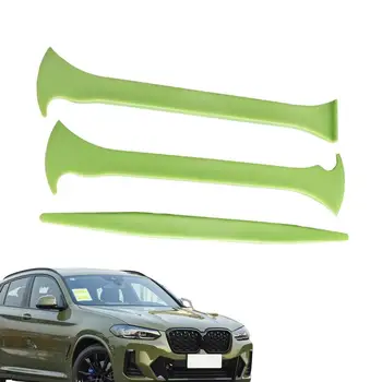 Car Wrap Kit 3Pcs Vehicle Wrap Window Tint Film Tool Kit Include Seam Tucking Small Scraper Car Coat Scraper Axe Edge Tool For