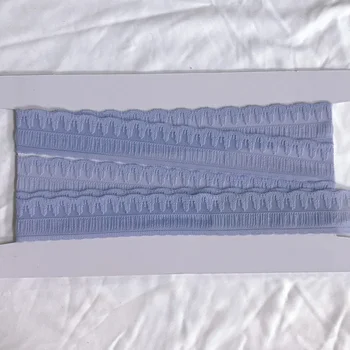 5 ярда вълна еластична дантела бродерия ремъци дантела DIY плат облекло аксесоари за домашен текстил бельо слипове