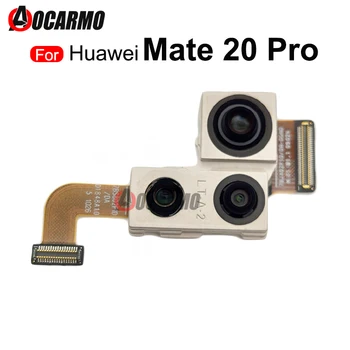 Задна камера за HUAWEI Mate 20 Pro 20Pro Голяма задна + предна камера модул Flex кабел резервни части