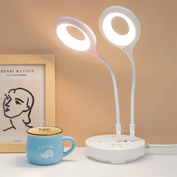 Преносима сгъваема нощна светлина Регулируема настолна лампа за защита на очите USB LED лампа за четене Енергоспестяваща клавиатура Осветление за писане