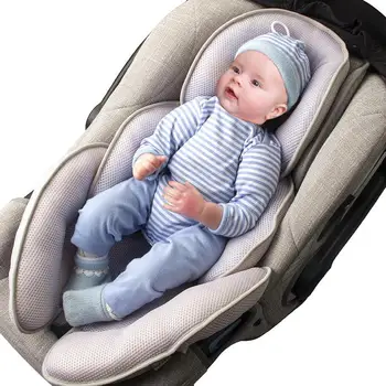  Столче за кола подкрепа новородено Аксесоари за столче за кола 2-в-1 подкрепа новородено врата подкрепа каишка подложки вложка за новородено меки удобни