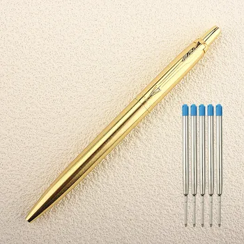 Бизнес класически метален офис подпис химикалка серия 0.7MM писец ролкови писалки Разширени творчески писалки за писане