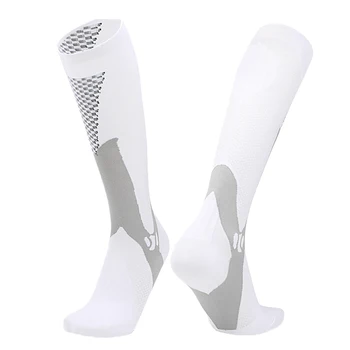 Lixada Спортни чорапи Чорапи за медицински сестри за мъже Жени Колоездене Бягане Футбол Дишаща Колоездене Футболни чорапи