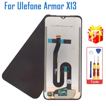 Нов оригинален Ulefone Armor X13 LCD дисплей + сензорен екран дигитайзер дисплей аксесоари за Ulefone Armor X13 смарт телефон
