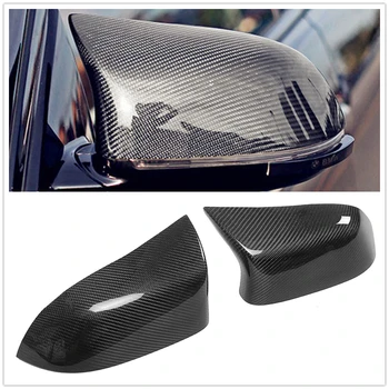  Капак на огледалото от въглеродни влакна за BMW X6 F16 X5 2014 2015-2017 Резервен автомобил Външна капачка за задно виждане Калъф за обратно виждане Shell