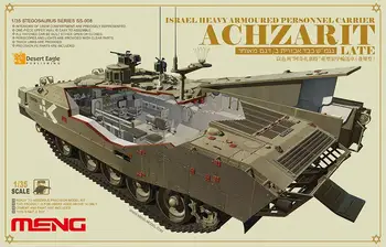 Meng Модел 1/35 Мащаб SS-008 Израелски тежък бронетранспортьор Achzarit Комплект за късен производствен модел