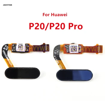 Сензор за пръстови отпечатъци за Huawei P20 Pro P20Pro Връщане на ключ Скенер за пръстов печат Меню за докосване Flex кабел