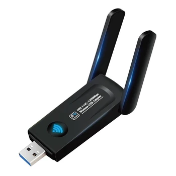 1200Mbps USB Wifi безжичен адаптер USB3.0 мрежова карта AP Wifi Dongle USB LAN Ethernet двулентов 2.4G 5.8G за Win10 PC лаптоп