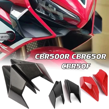 CBR650R Winglets Cover Protector Преден аеродинамичен обтекател на страничното крило за Honda CBR 650R CBR500R CBR650F 19 2020 2021 2022 Carbon