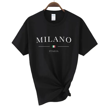 Italy Trend Summer Womens Cotton Shirts Print Y2K Streetwears Oversized Hip Hop Fashion Tees Cool Unisex Luxury Brand T Shirt