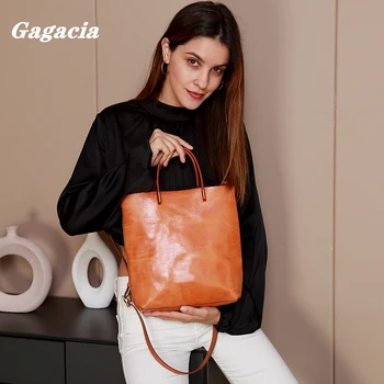 Gagacia реколта мека кожа дамски чанти луксозни чанти за рамо за дами телешка случайни мъкна 2023 тенденция ръчни чанти за жени