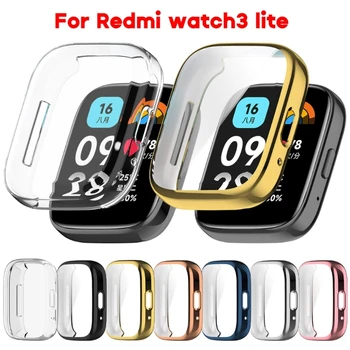 Screen Protector Cover за Xiaomi Redmi Watch 3 Active / Watch 3 Lite защитен калъф Shock Frame Full Edge покритие броня Shell