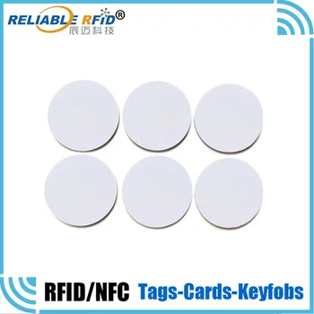 10Pcs NFC Ntag215 монета TAG ключ 13.56MHz NTAG 215 карта етикет RFID ултралеки етикети етикети 25 мм диаметър кръг