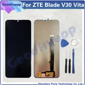 100% Тест AAA за ZTE Blade V30 Vita 8030 LCD дисплей сензорен екран дигитайзер събрание за V30Vita ремонт части замяна