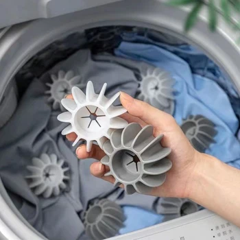 Плаващ филтър за мъх Силиконова перална машина за пране Инструмент за отстраняване на петна за чиста коса Котка Котка Ловец на коса Топка за пране