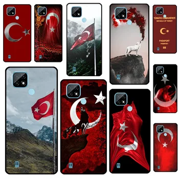 Турция флаг за Realme GT Neo 5 10 11 Pro Plus C55 C35 C33 C31 C30 C21Y OnePlus 11 Nord CE 2 Lite случай 