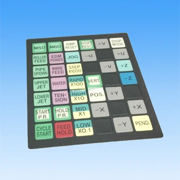 Fanuc тел EDM мембранен лист (маска на клавиатурата) A98L-0001-0992#E контролен панел на клавиатурата за Fanuc DWC-iA,iB,iC