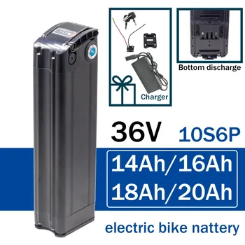 36V 20/18/16/14Ah Silverfish литиев електрически велосипед 1000W 500W литиево-йонен електрически велосипед велосипед 42V 18650 батерия + зарядно устройство