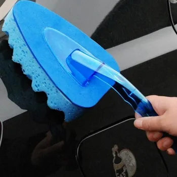 Четка за автомивка Голяма гъба четка Водопоглъщане Почистване Четка с висока плътност Синя автомивка Консумативи за инструменти Полиуретан + EVA + ABS