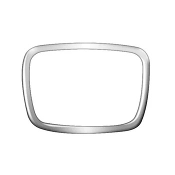 За Toyota Prius 60 Series 2020-2023 Сребърен автомобил волан пръстен тапицерия интериор рамка капак тапицерия