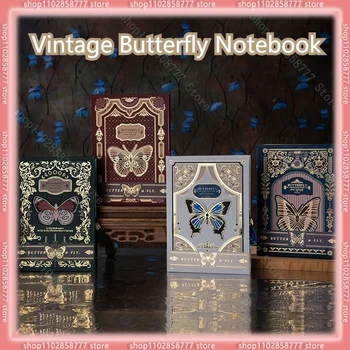 Ретро готическа приказка Пеперуда тетрадка Артистична изящна ръчна книга за момичета Минималистичен Ins Handheld Book