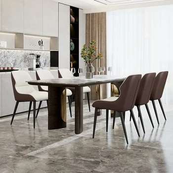 Релаксираща кухня Трапезни столове Nordic модерна мода тераса трапезария хотел столове геймър тапицирани Sedie хол мебели