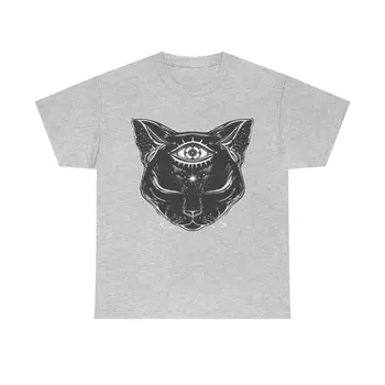Египетска котка с риза с трето око, тениска Bastet God Ancient Egypt Всички размери