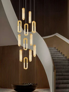 Нов уникален модерен марокански популярен хол хотел лоби вила желязо акрил кристал LED висулка светлина